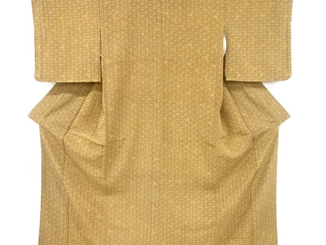 未使用品　亀甲模様小紋着物